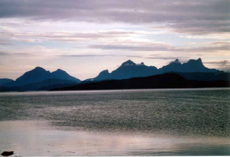 Skutvik Blick zu den Lofoten